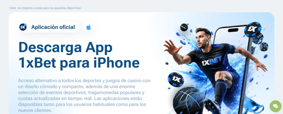 Descarga segura de 1xBet desde App Store