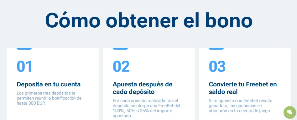 Promoción de bienvenida 1xBet tras registro y verificación